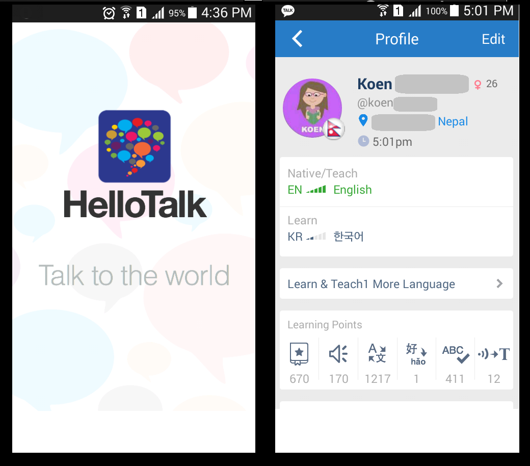 One of the best language apps – “HelloTalk”- Review plus my experience |  Koen speaks...